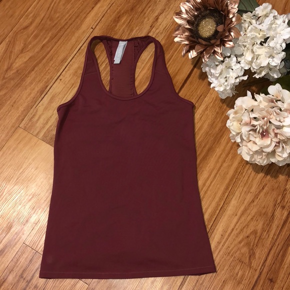 Athleta Bakasana Tank Top Racerback Mesh Fitted Workout Shirt NWOT - Picture 4 of 11